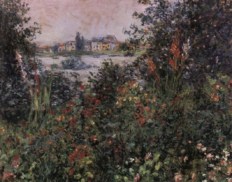 Fleurs a Vetheuil, Claude Monet